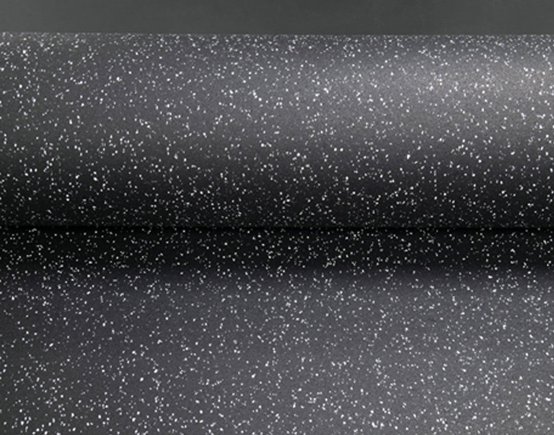 Rubber Flooring- 8mm (White Speckled) - Rubber Rolls