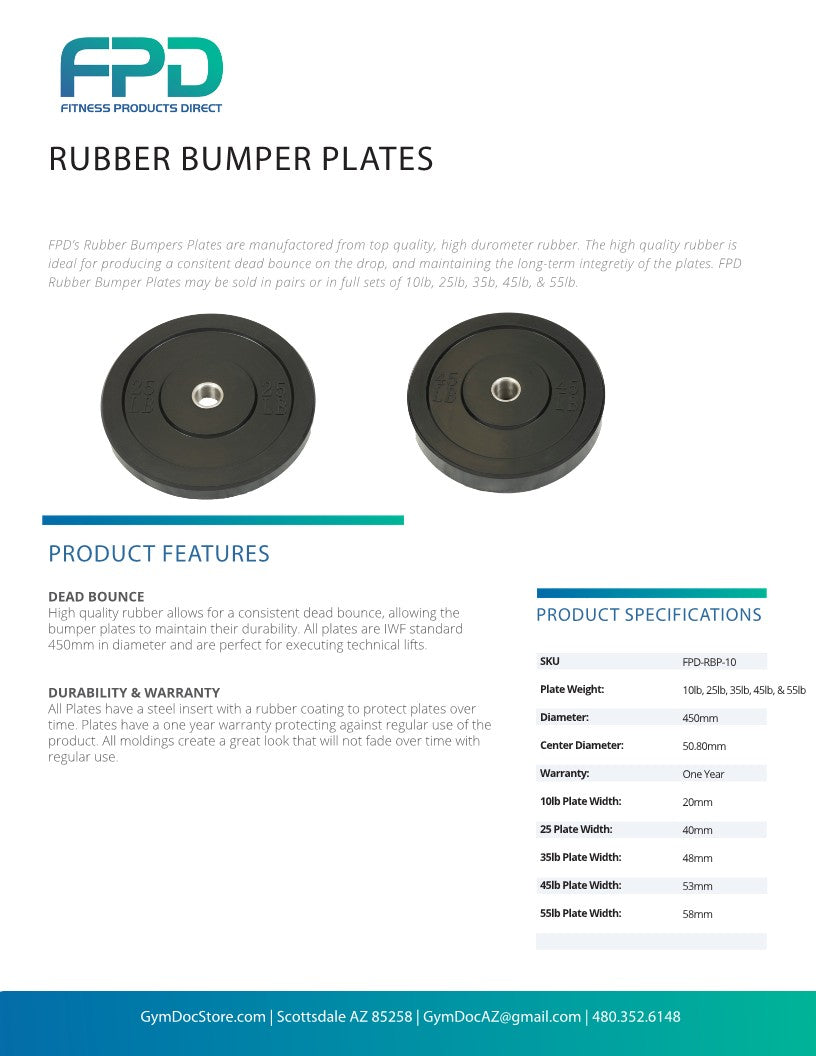 Rubber Bumper Plates